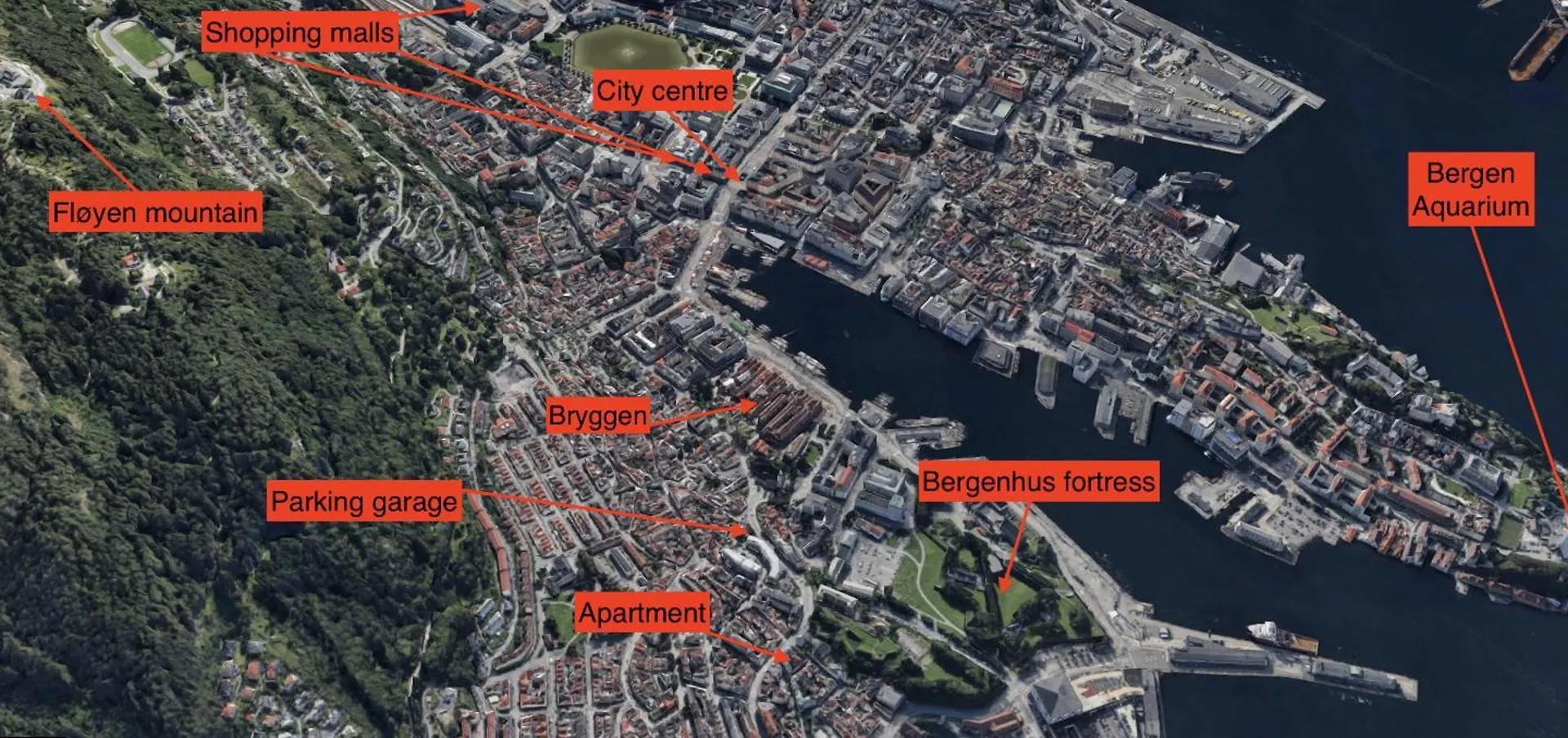 Family Friendly 3Br - Quiet Area - Behind Bryggen Apartment Bergen Norway