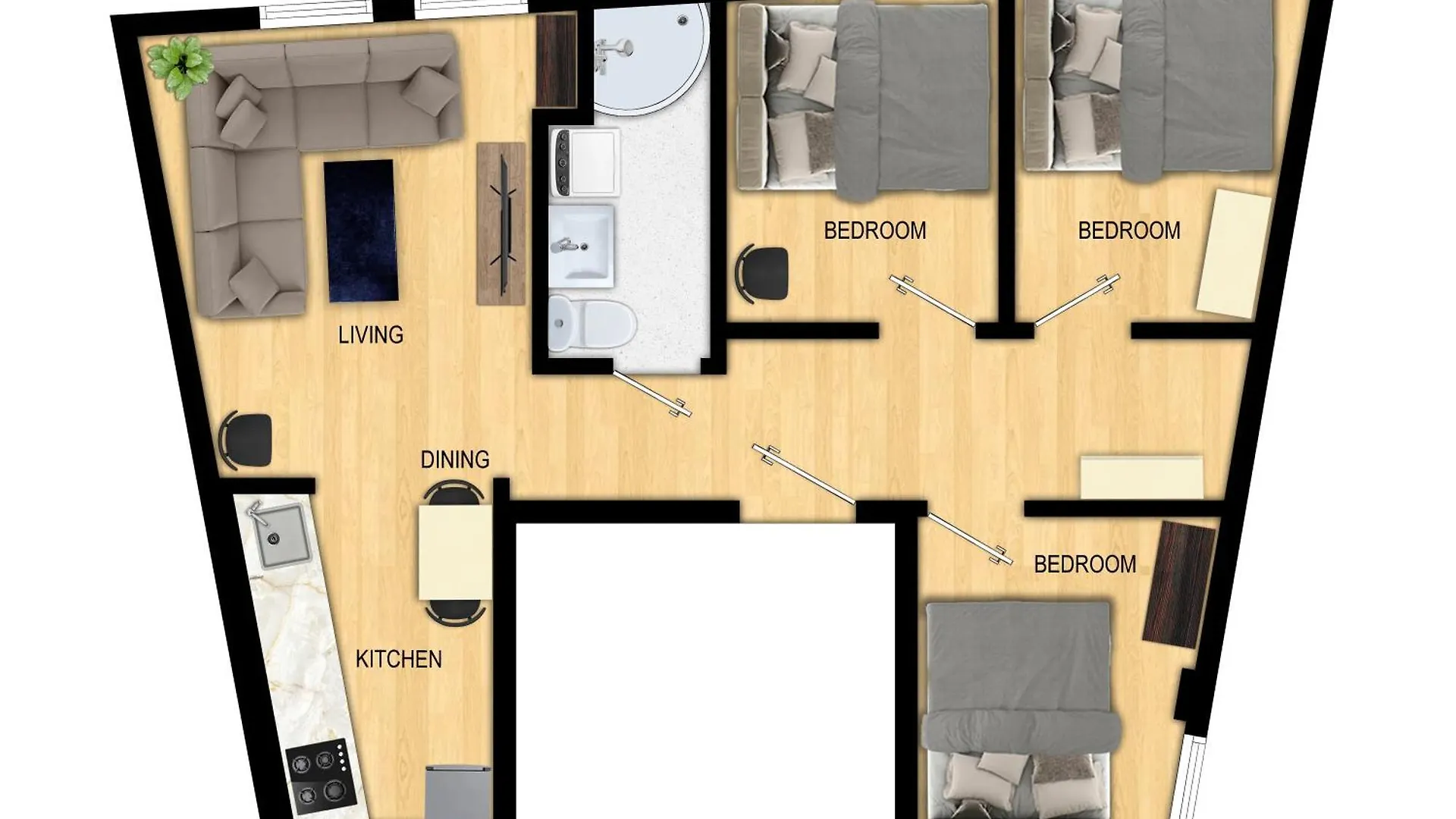 شقة Family Friendly 3Br - Quiet Area - Behind Bryggen برغن